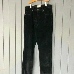 We The Free Black Velvet Pants sz 31